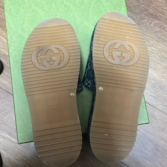 Gucci Denim Platform Slide Sandals - Picture 5 of 7